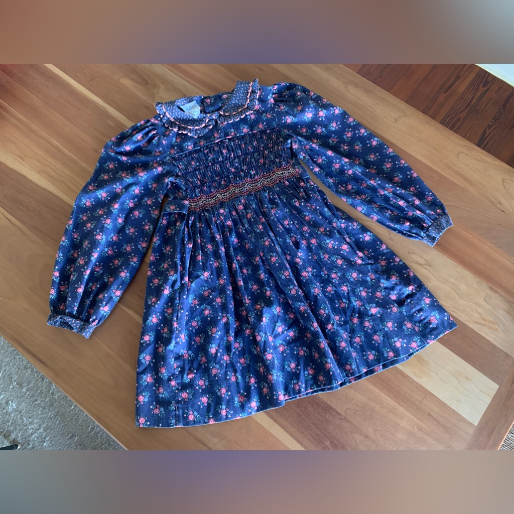 Vintage Polly Flinders Country Bumpkin Dress Child Sz 5